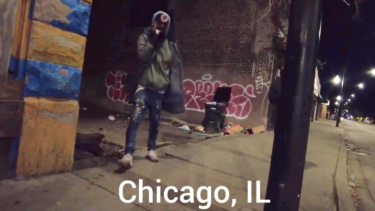 WALKING THROUGH BALTIMORE AND CHICAGO WORST HOODS AT NIGHT COMPILATION / WHICH IS WORSE ?