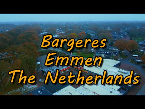 Bargeres, Emmen, Drenthe, The Netherlands - 4k Drone Footage