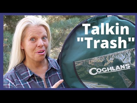 A Better Solution For Camping Garbage - Coghlan's Pop Up Trash Can