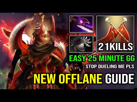 NEW Pro LC Offlane Guide | EZ 25Min GG Nonstop Duel Hunting Crazy +220 DMG Dota 2