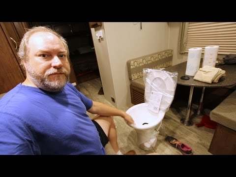 How To Install A Dometic 310 Series RV China Toilet In Your Camper