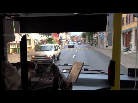 Ride in a NAW - HESS Swisstrolley 3 trolleybus part 2