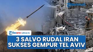 Iran Bombardir Tel Aviv dengan Tiga Salvo Rudal, Lebih dari 100 Warga Terluka di Tengah Eskalasi