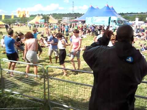 DJ Stroke69 + MC @ Magic Bubble - Glastonbury 2010
