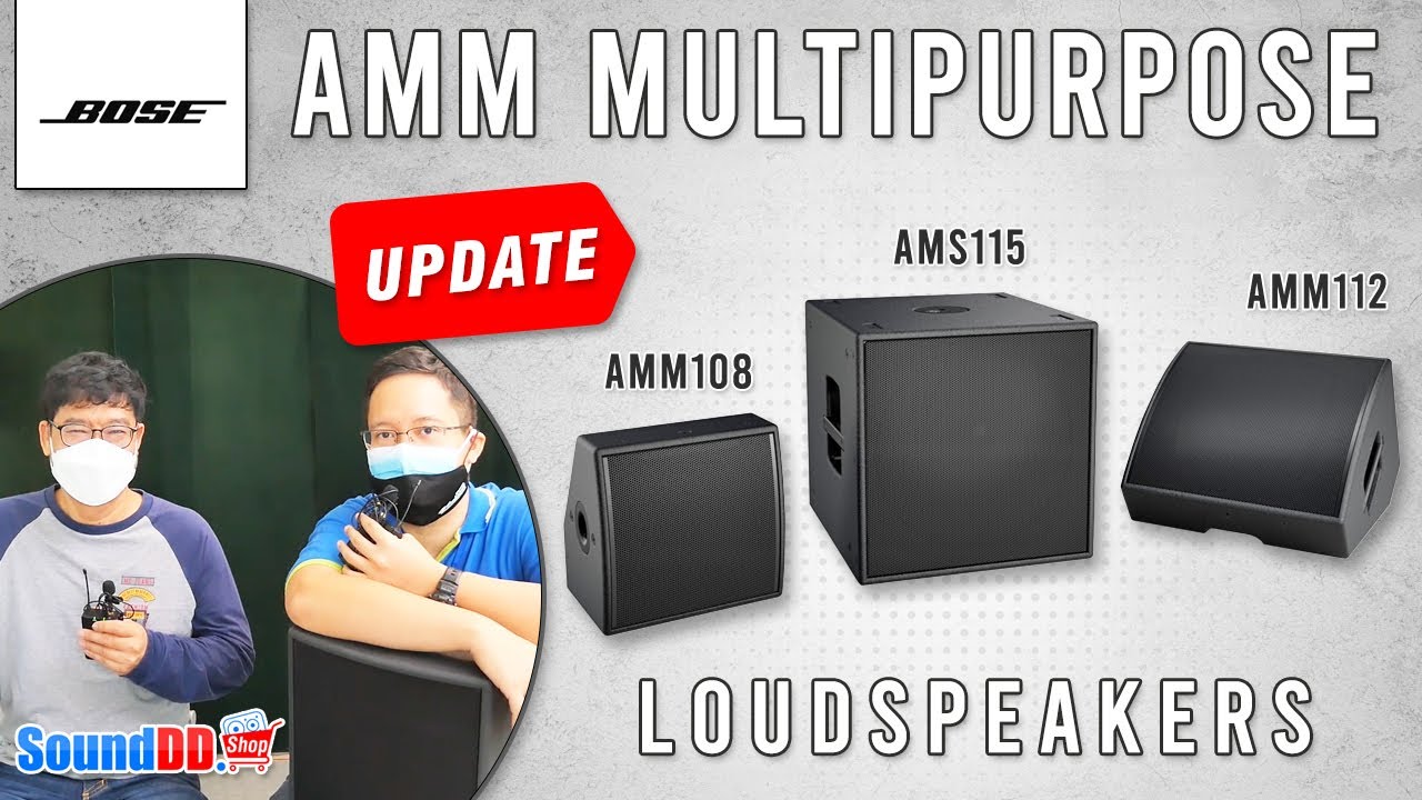 video Loa Karaoke Bose AMM112 Multipurpose Chính Hãng 0