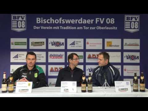 Pressekonferenz 15. Spieltag I Bischofswerdaer FV 08 - FC Einheit Rudolstadt