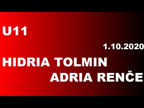 U11 Hidria Tolmin - Adria Renče, 1.10.2020