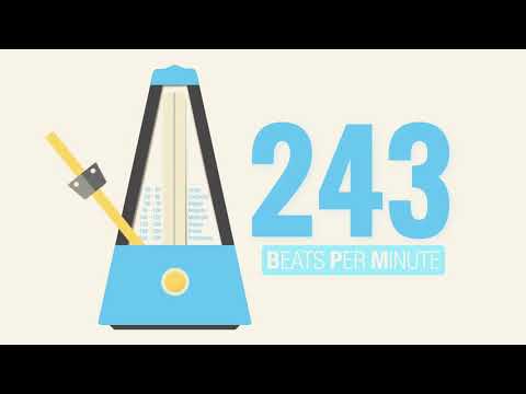 243 BPM Metronome | The BLuetiFuLL MeTRoNoME