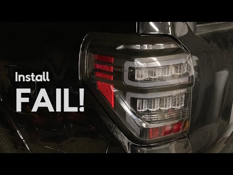Eagle Eyes 4Runner Tail Light Review and Install Fail