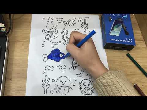 Sanjit Kumar-Hướng dẫn tô tranh màu sinh vật biển bài 30 #29