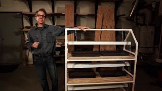 How to Build a Seedling Rack with Spike Carlsen - The Backyard Homestead Book of Building Projects