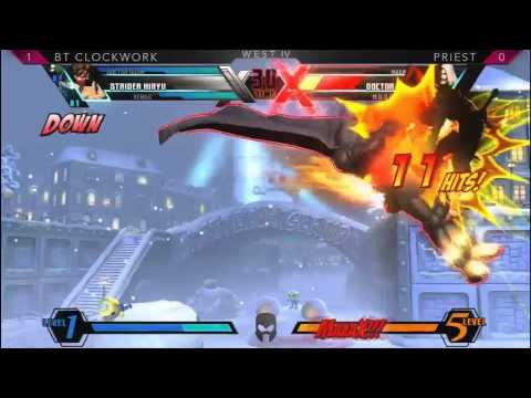 UMVC3 Curleh Mustache West IV - Clockwork vs Priest (Yipes Dunks)