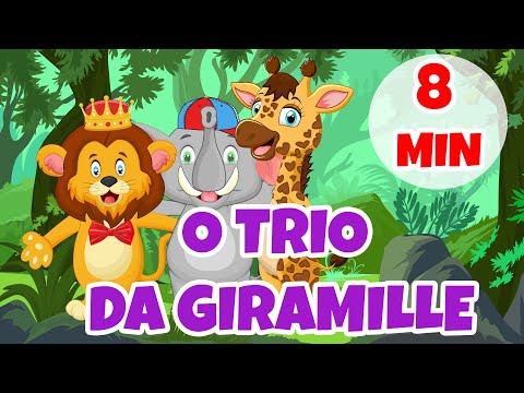 O Trio da Giramille - Giramille 8 min | Desenho Animado Musical