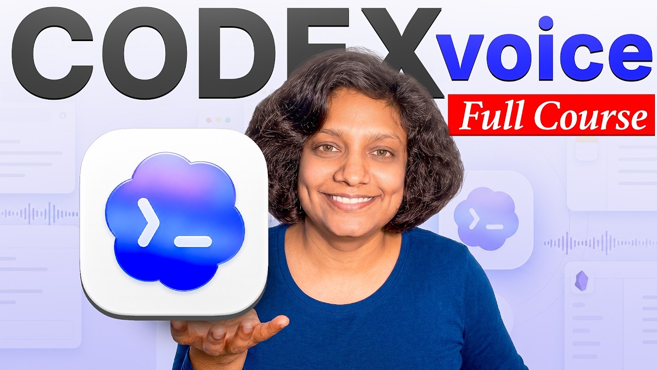 OpenAI Codex Voice Is INSANE… I Built an App Using ONLY My Voice! 🤯