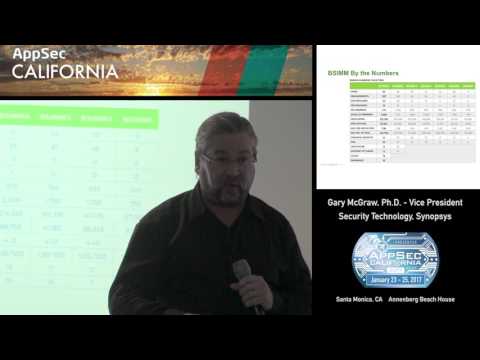 APPSEC CA 2017 Opening Keynote: Scaling a Software Security Initiative - Gary McGraw Ph.D