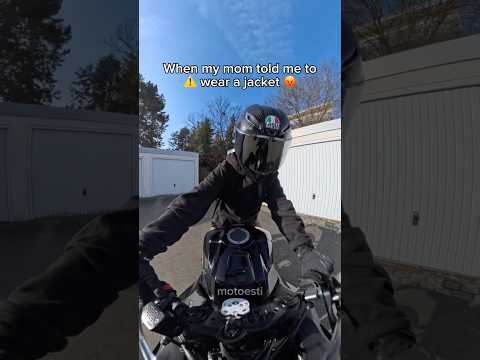 What is „cold“? I‘m ELSA 🧊💀 #fyp #explore #viral #motorcycle #biker