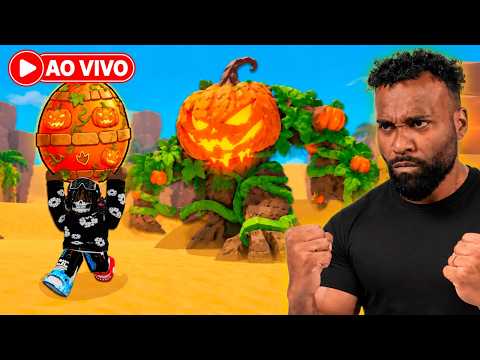 🎃NOVO EVENTO HALLOWEEN! ADMIN ABUSE DO ROUBE UM OVO no ROBLOX👻 GURAS AO VIVO