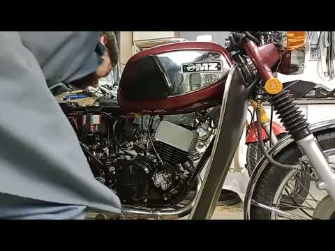 Yamaha DT 50 engine restored first run