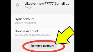 Google Account Delete Kaise Kare | How To Delete Google Account | Samsung Google Account Remove