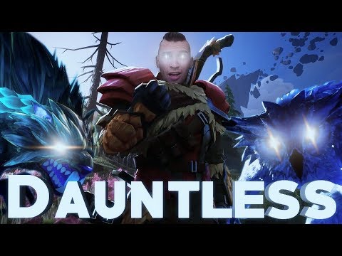 Дрючим монстров в Dauntless !