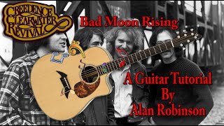 Bad Moon Rising - CCR - Easy Acoustic Guitar Tutorial (2021 version ft. my son Jason on Lead etc.)