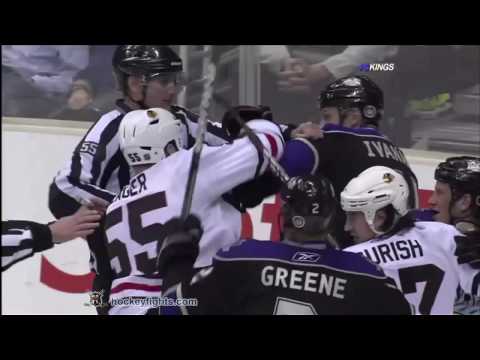 Ben Eager vs Raitis Ivanans Mar 18, 2010 - LA feed