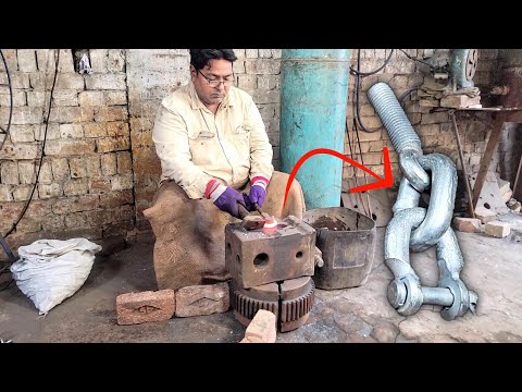 Metal Work to Make Heavy Chain Locks || Amazing Chains Manufacturing