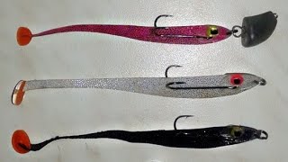 Изготовление плоская приманка шэд flat baits shad