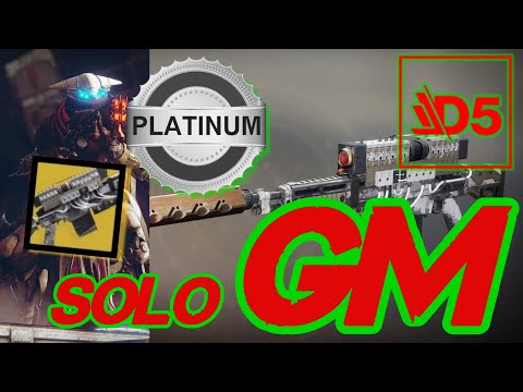 D.A.R.C.I. Exotic Sniper: Solo GM/GRANDMASTER Nightfall: (PLATINUM 100K) Exodus Crash - Destiny 2