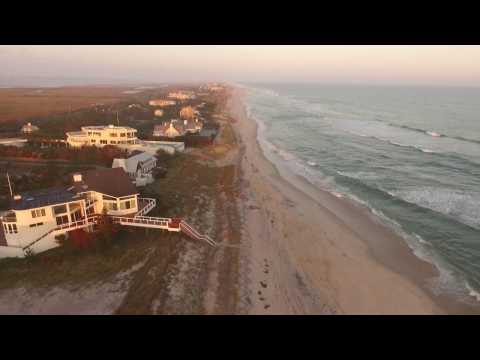 Quogue Beach aerial video