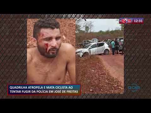 Quadrilha atropela homem ao fugir de Polícia na zona rural de José de Freitas 28 10 2020