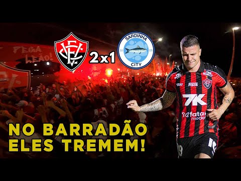 Vitória 2x1 City da Shopee | NO BARRADÃO A SARDINHA TREME 🐟