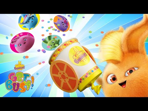 SUNNY BUNNIES - How to Make a Sunny Bunnies Cannon | GET BUSY COMPILATION | Cartoons for Children