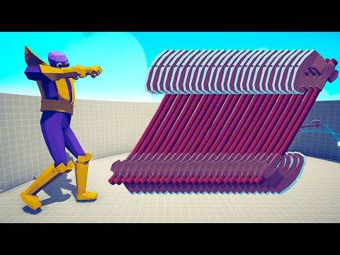 THANOS vs 1000x OVERPOWERED UNITS - Totally Accurate Battle Simulator TABS