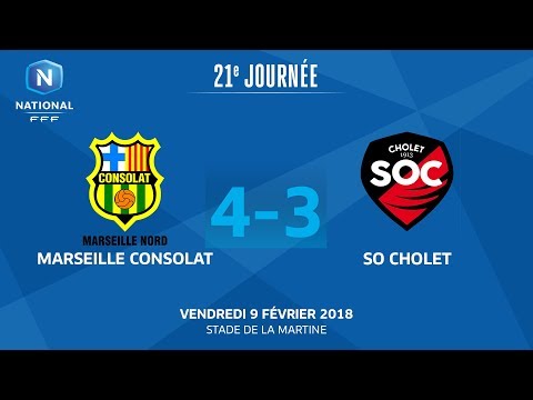 J21 : Marseille Consolat - So Cholet (4-3), le replay I FFF 2018