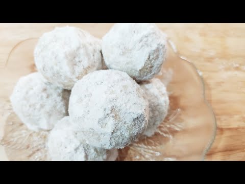 Snowball cookies Recipe | Almond Cookies Recipe | Christmas Cookies | With and Without Oven Cookies
