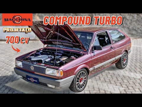 GOL BI TURBO COMPOUND COM 700CV É A COISA MAIS IMPRESSIONANTE QUE ANDEI!