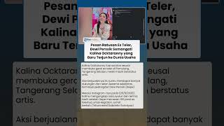 Dewi Perssik Pesan Ratusan Es Teler, Dukung Langkah Kalina Ocktaranny Berwirausaha