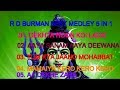 MEDLEY KARAOKE WITH LYRICS RD BURMAN SPECIAL MUKHDA ONLY D2 5 IN 1 2018