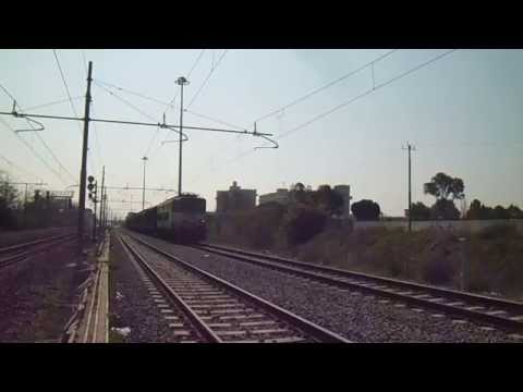 E656.603 sul MRS 57362 Maddaloni Marcianise - Bologna Interporto, in partenza da Pomezia