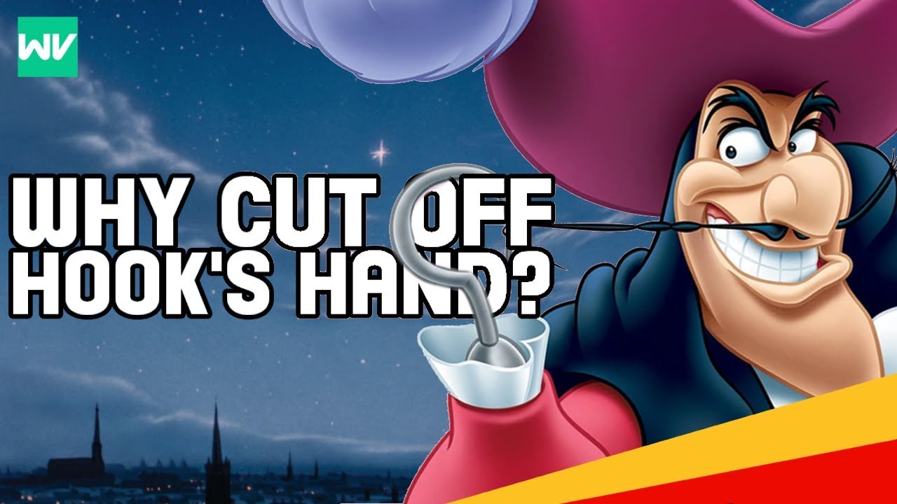 Why did Peter Pan cut off Hook’s hand?