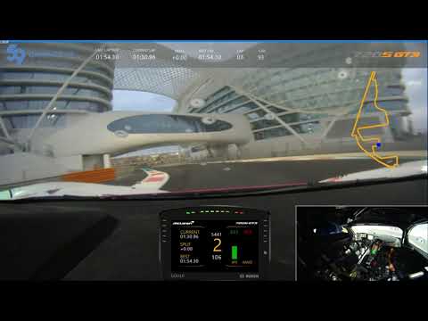 2022 Gulf 12 Hours Abu Dhabi Qualifying Lap Mclaren 720S GT3