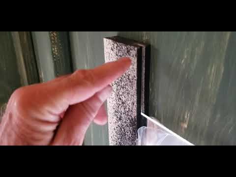 Homemade deer blind and custom plexiglass windows