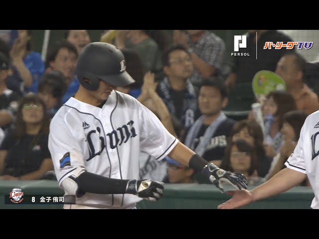 ライオンズ・金子侑 しぶとい打撃で約3ヶ月ぶり猛打賞