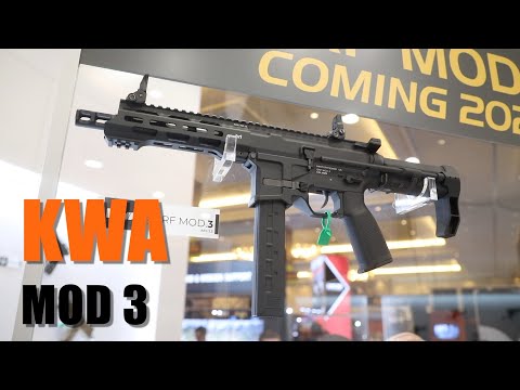 New Airsoft gun from KWA, the QRF Mod 3, from Shot Show 2020.