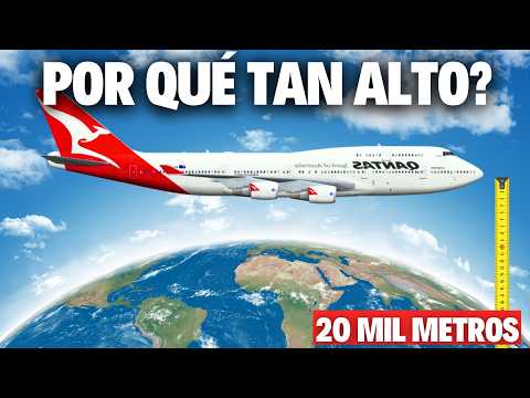 ¿Por qué los AVIONES comerciales vuelan TAN alto?