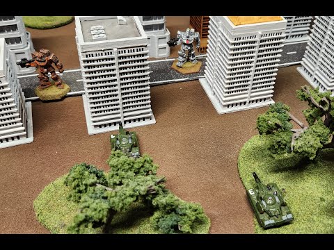 Battletech Report: Recon the City West Lo Rangers Mercenaries vs House Liao 4th Succession Wars