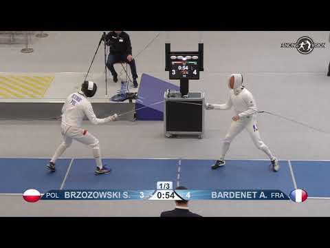 2020 108 T64 05 M E Individual Heidenheim GER WC BLUE BARDENET Alexandre FRA vs BRZOZOWSKI Seweryn P