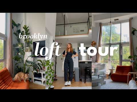 what $3400 gets you in NYC | my *dream* brooklyn loft apartment tour