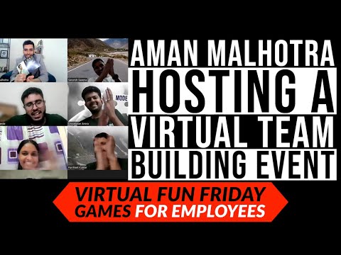 Virtual Games for Employees | Virtual Team Building Activities | Fun Friday Games at Work from Home